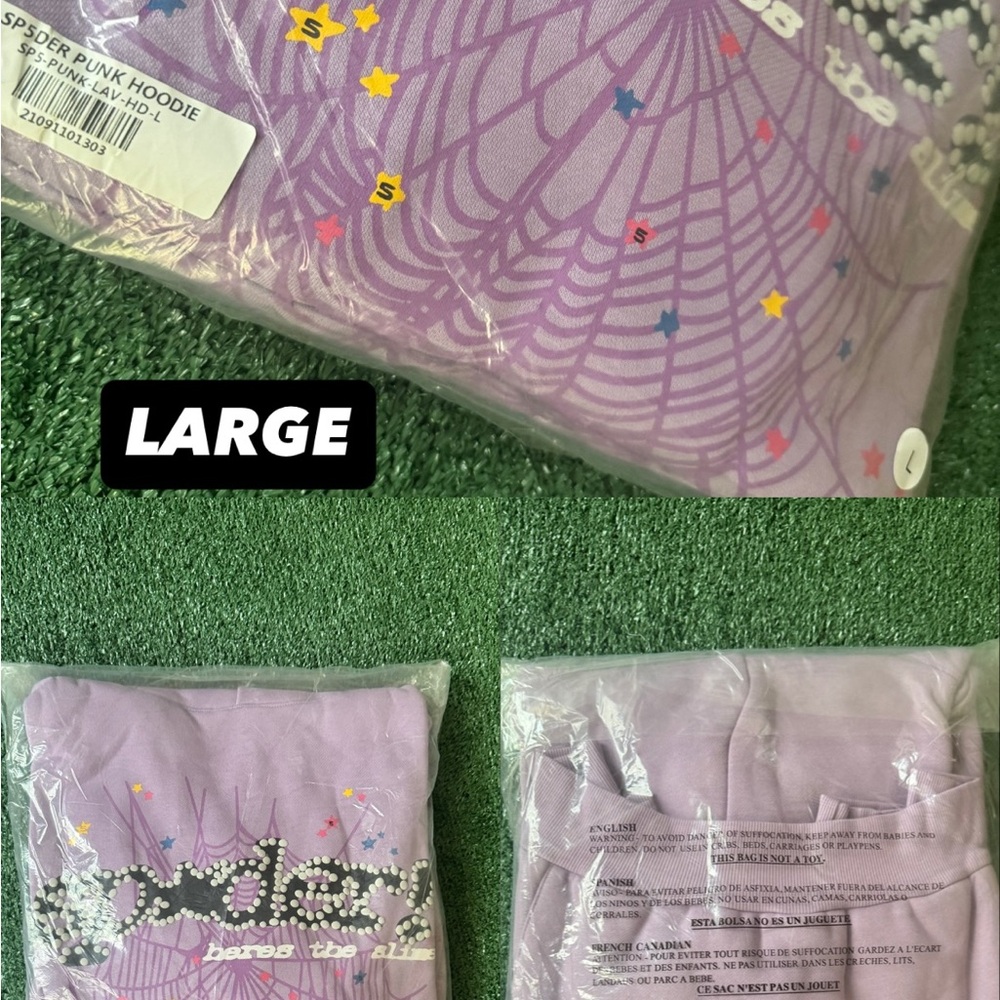 Spider Purple Hoodie